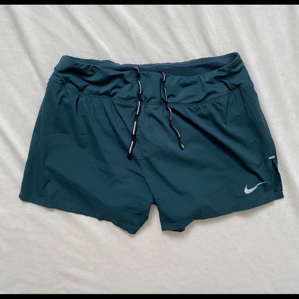 Nike Running Womens Shorts Forest Green